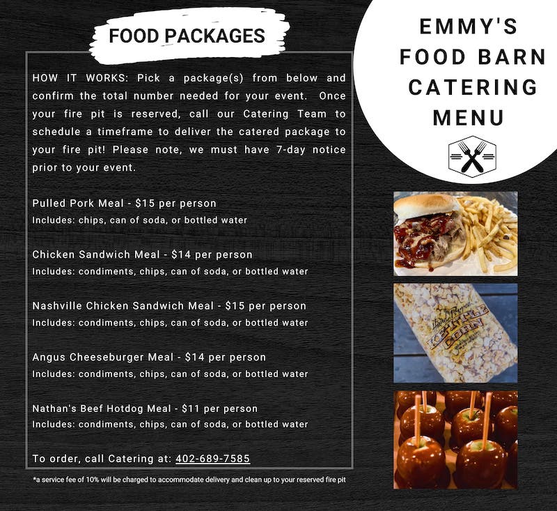 catering entree menu